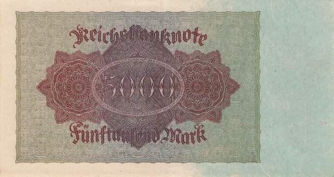 5000 Mark 1922 ro.77 F